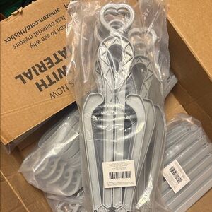 Bulk Packs 6 in each Gray boot shaper stands